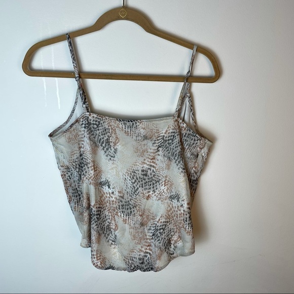 free press Splattered Cross V-neck Tank Top Size S - Picture 5 of 6